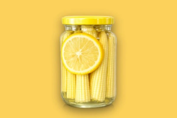 Baby Corn with Lemon