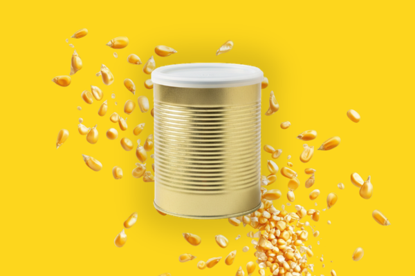 Corn Kernels — Glass Jar